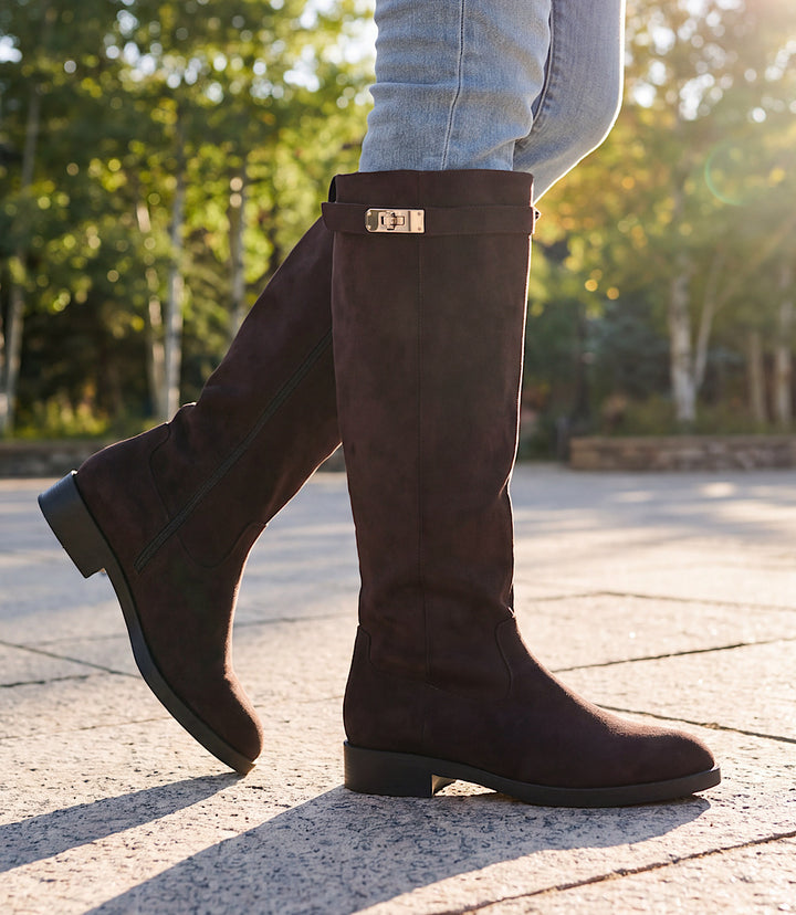 Billini Noemi Suede Riding Boots