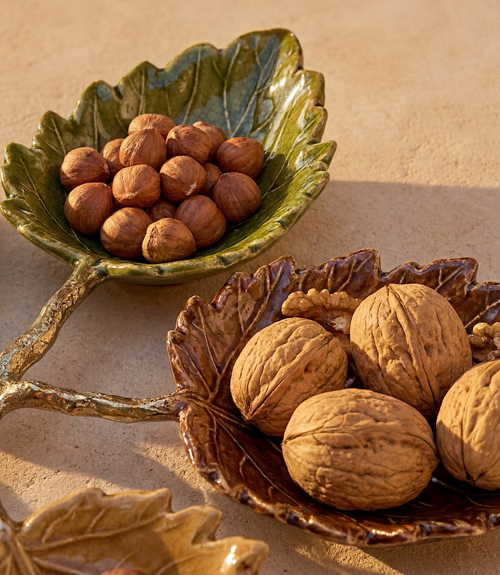 Autumn Leaf Serving Trays, Set Of 5