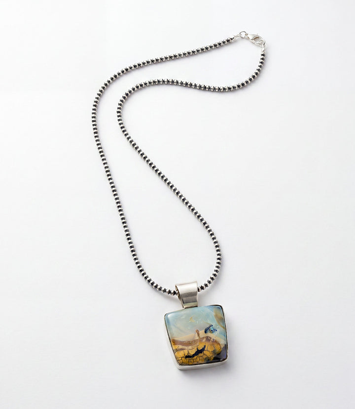 Boulder Opal Pendant Necklace