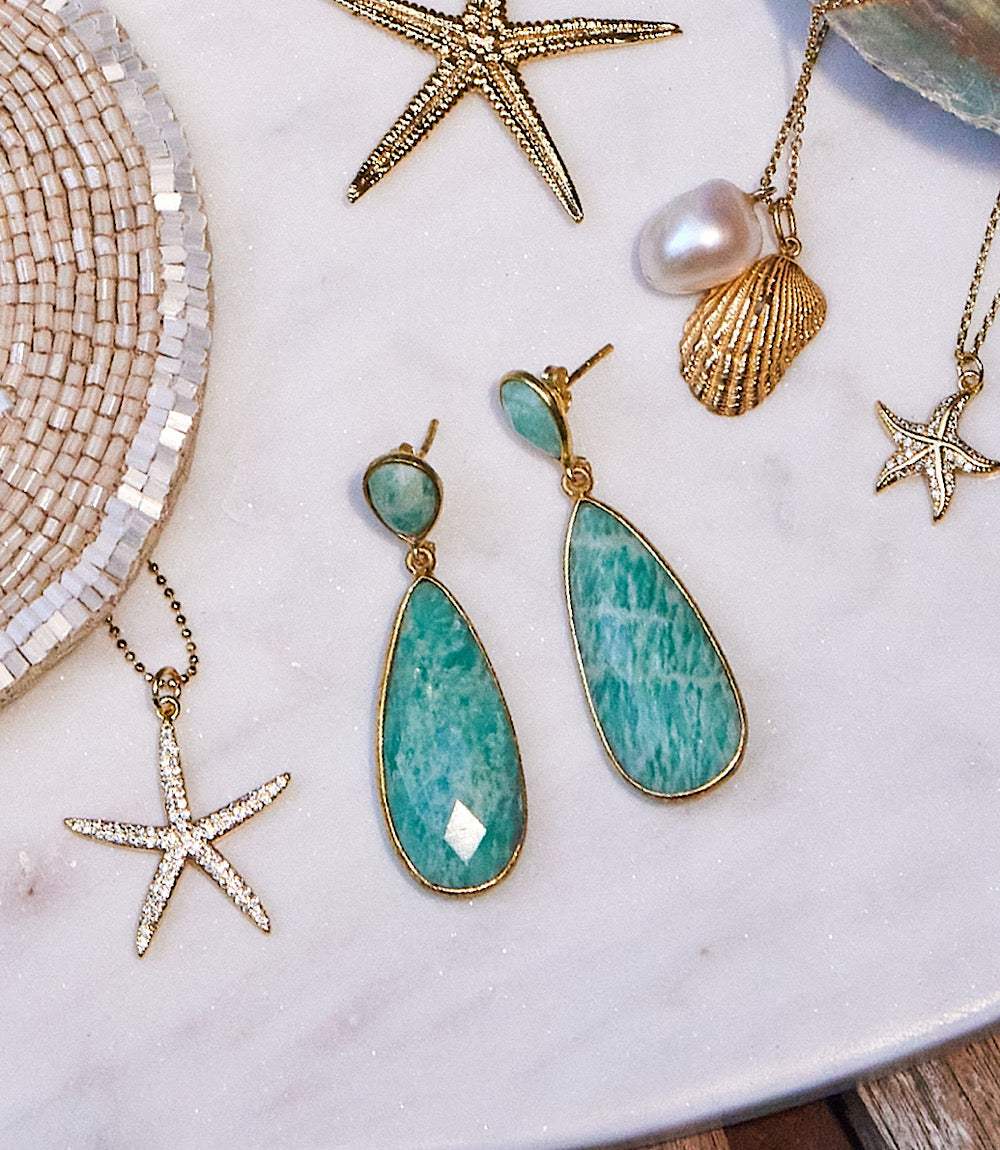 Double Teardrop Earrings