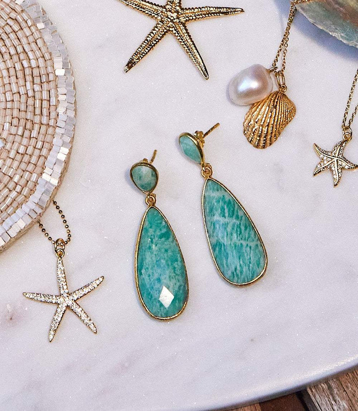 Double Teardrop Earrings