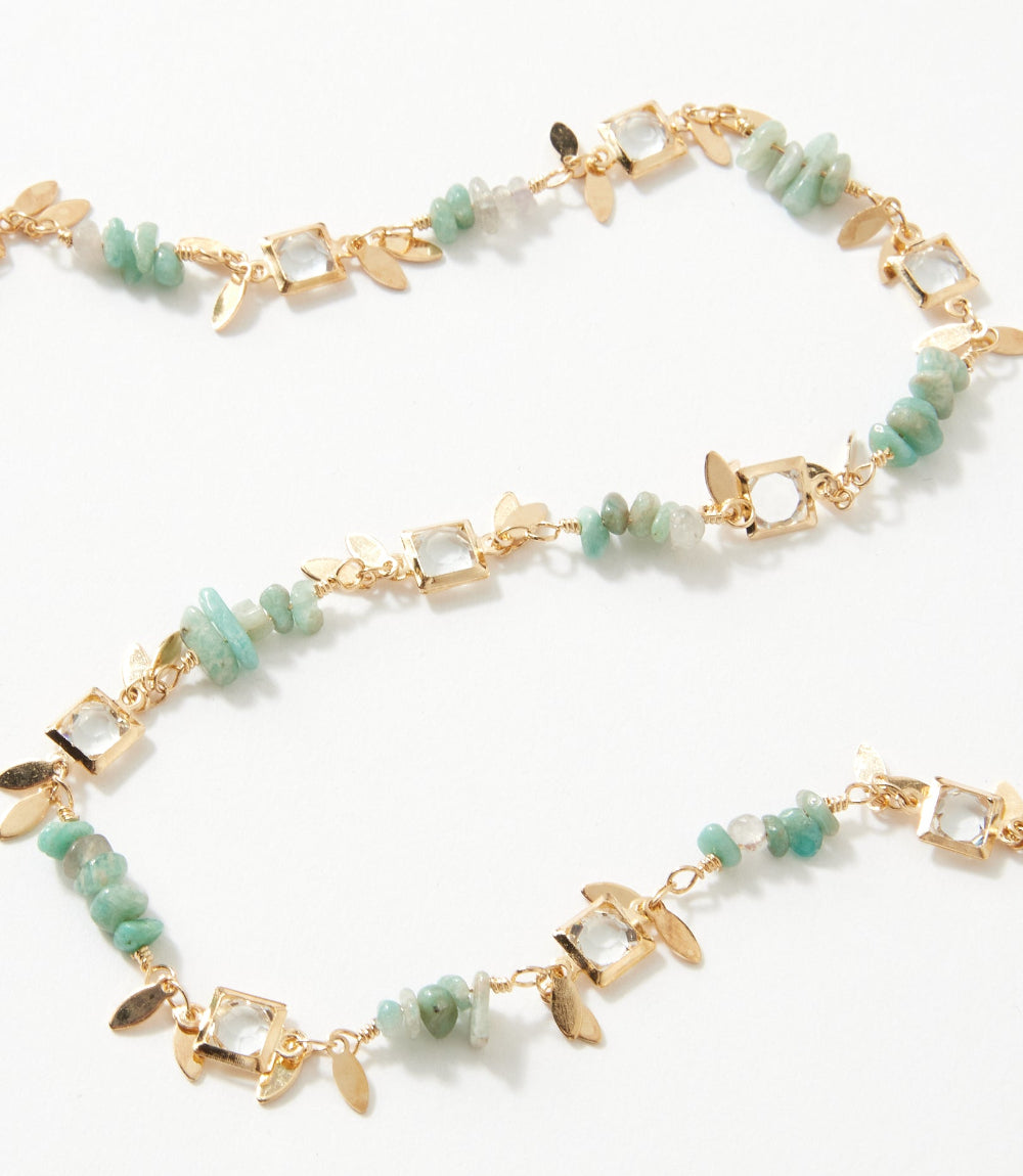 Crystal And Gemstone Necklace