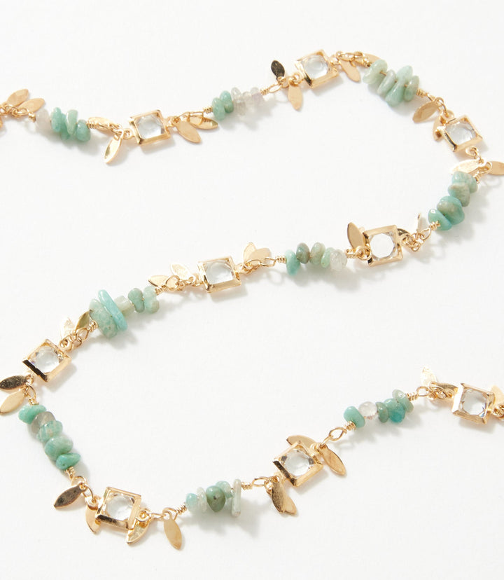 Crystal And Gemstone Necklace