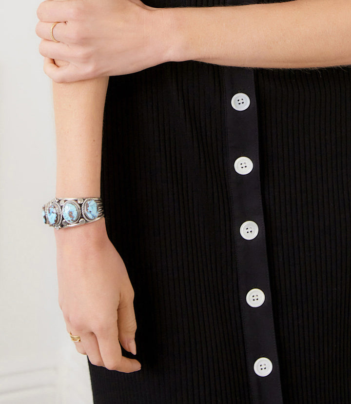 Golden Hill Turquoise Cuff Bracelet