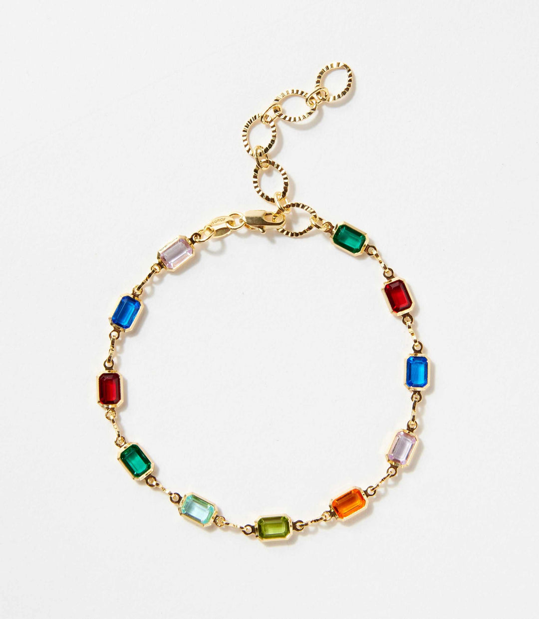 Colorful Gemstone Bracelet