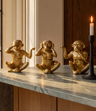 Hear No Evil, See No Evil, Speak No Evil Monkeys