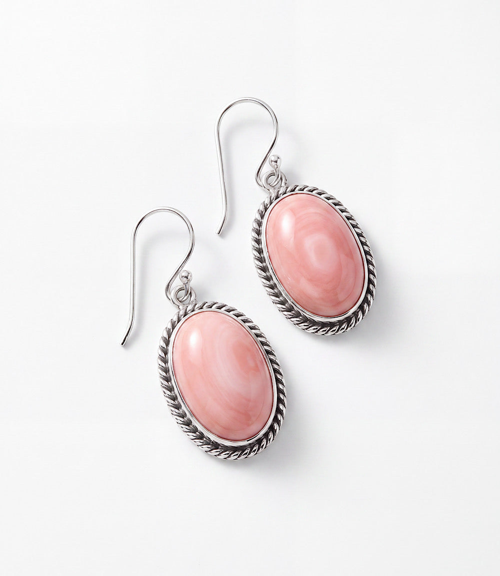 Pink Conch Earrings