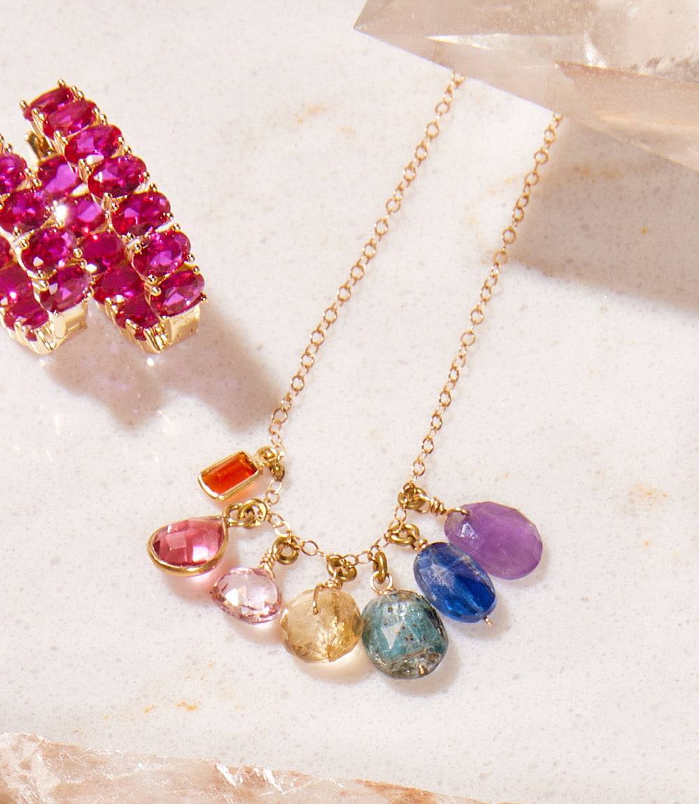 Colorful Gemstone Necklace