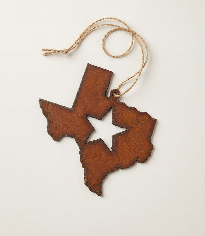 Steel Texas Star Ornament