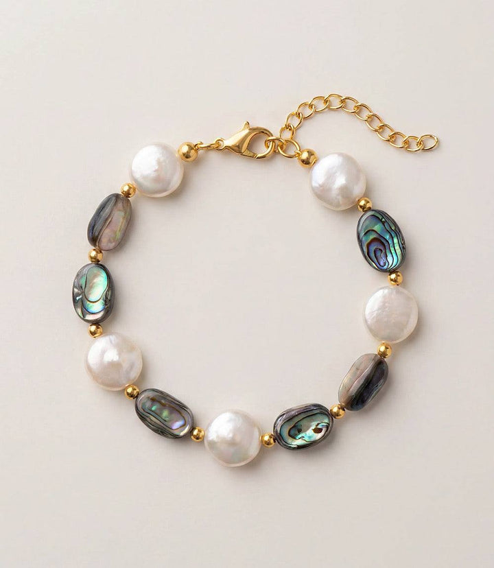 Abalone And Pearl Bracelet