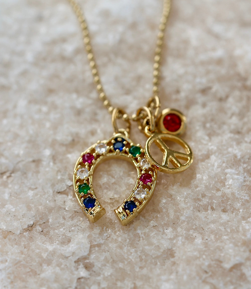 Charm Cluster Necklace