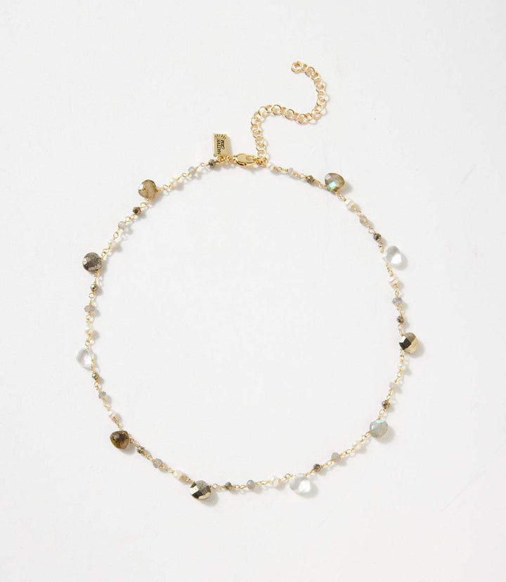 Beaded Gemstone Necklace