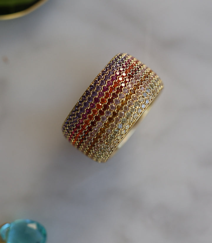 Colorful Crystal Ring