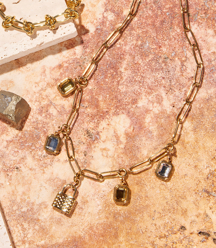 Locked In Light Charm Necklace