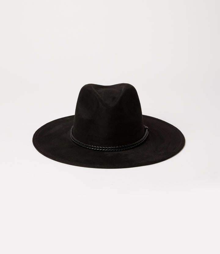 Braided Trim Fedora Hat