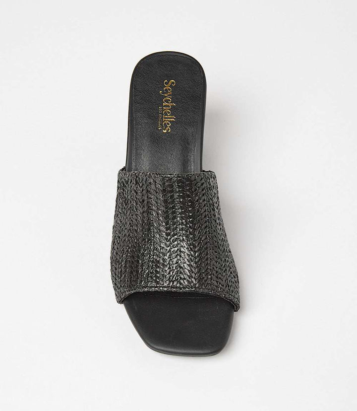 Adapt Raffia Heel Sandals