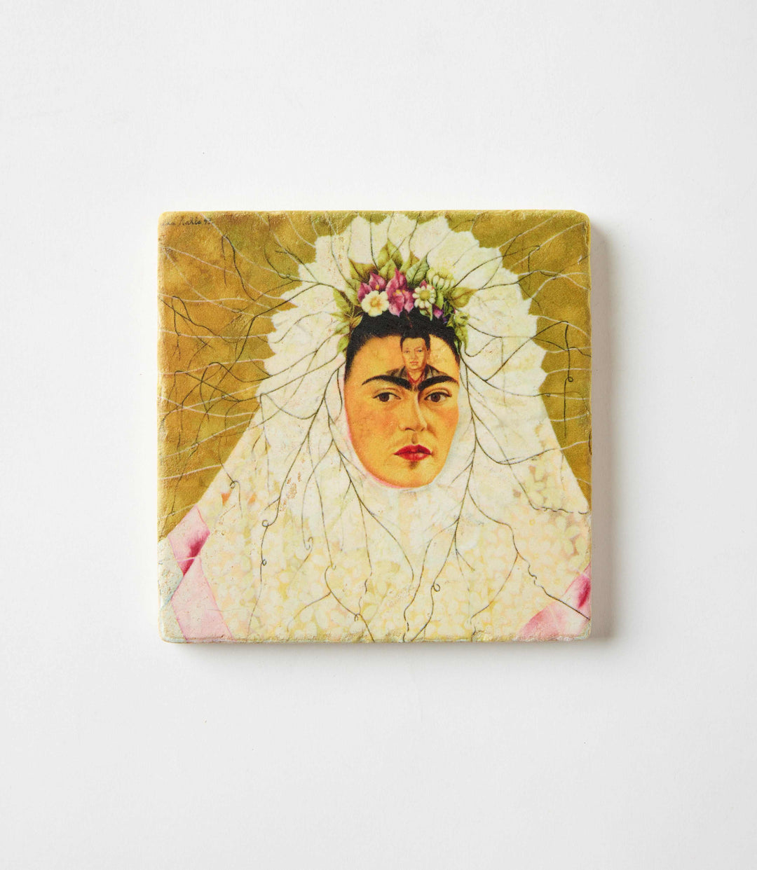Frida Kahlo Marble Coasters, Set Of 4