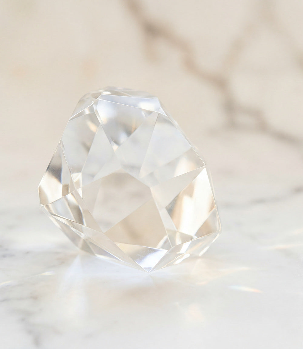Small Crystal Prism Paperweight