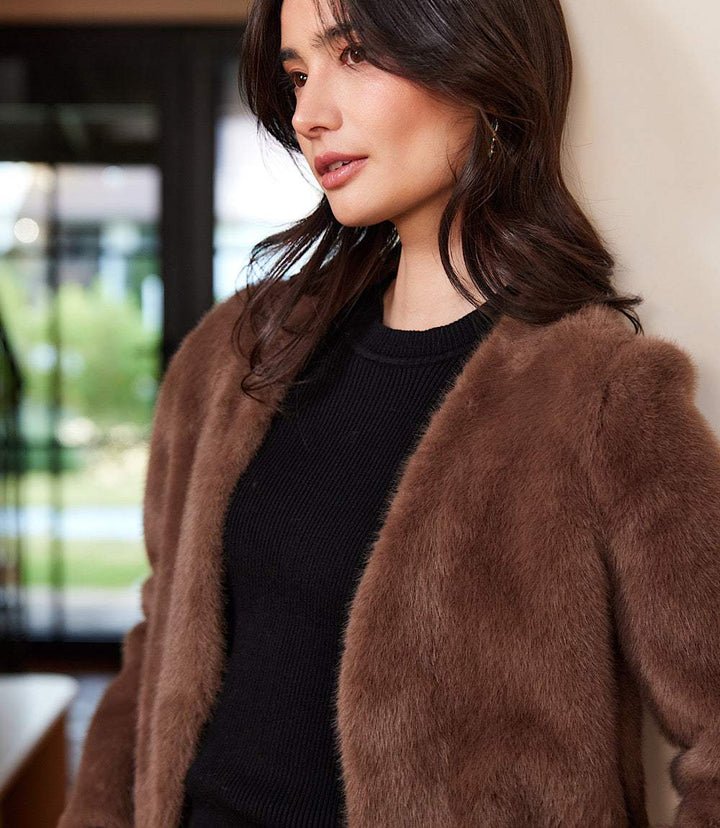 Reversible Faux Fur Jacket