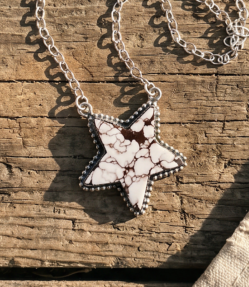 Wild Horse Turquoise Star Necklace