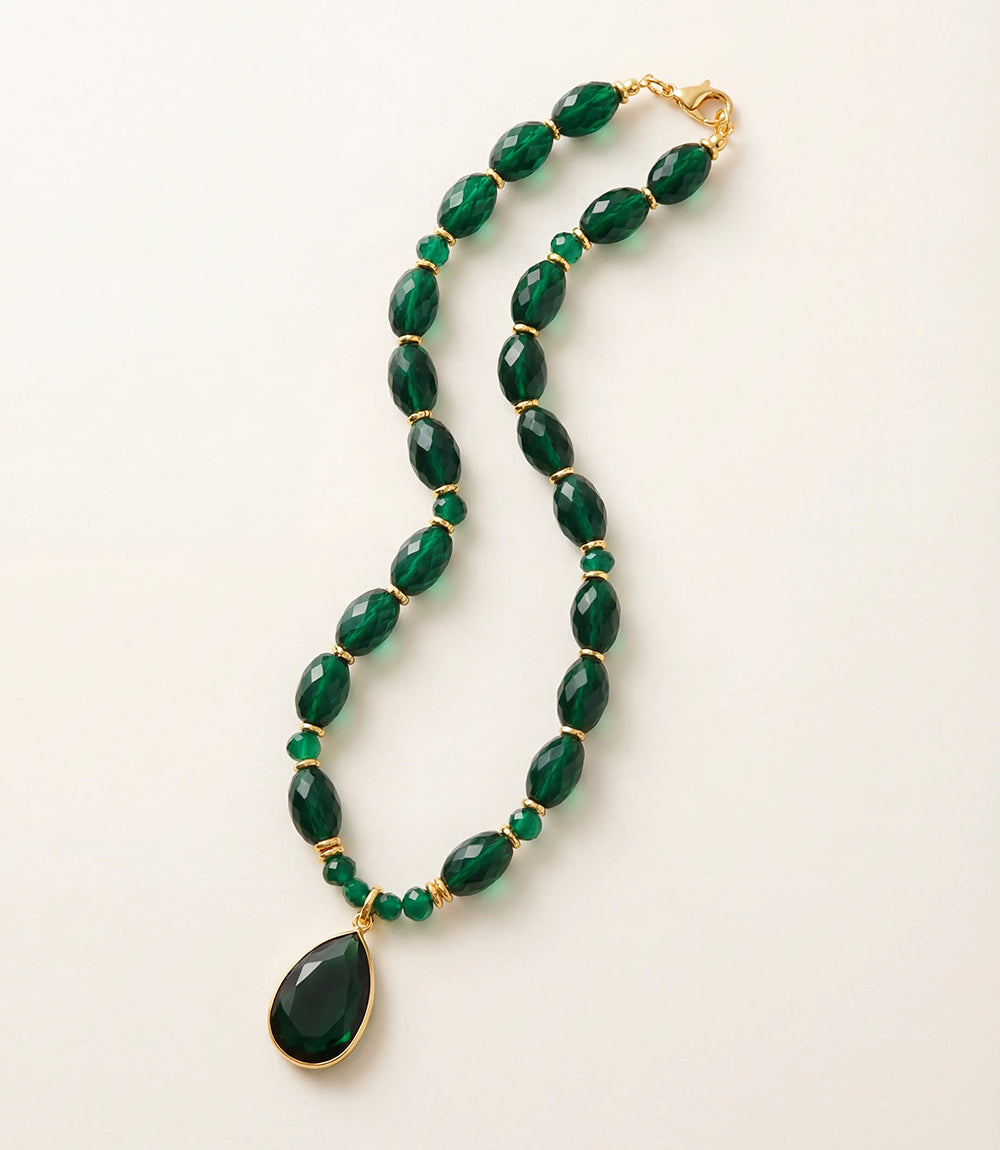Emerald Statement Necklace