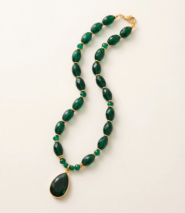Emerald Statement Necklace