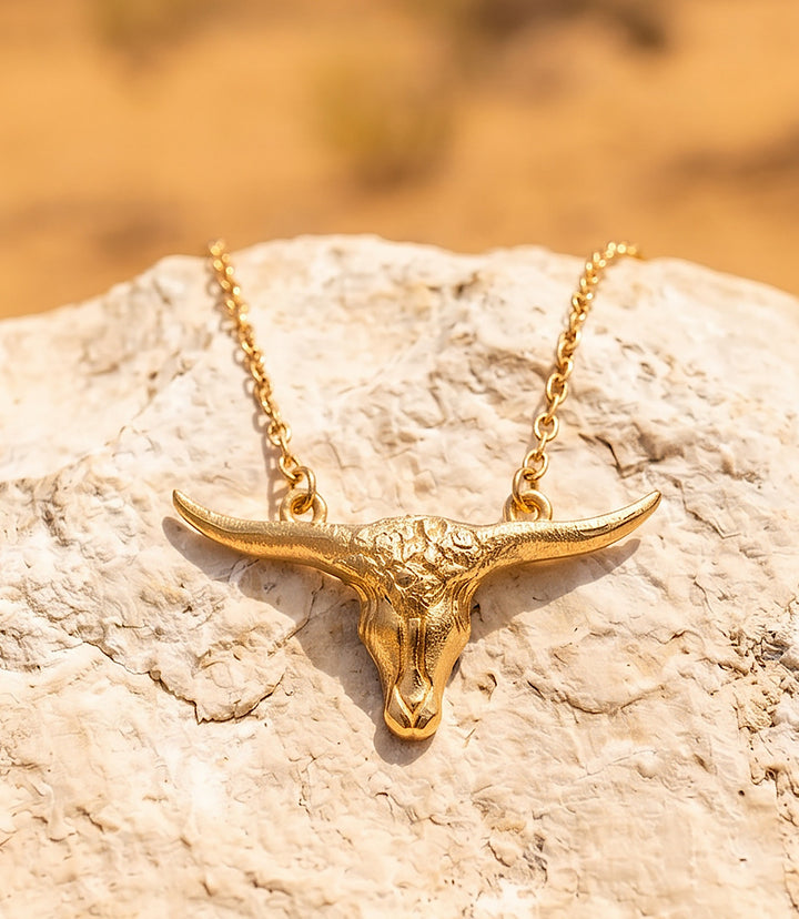 Longhorn Pendant Necklace