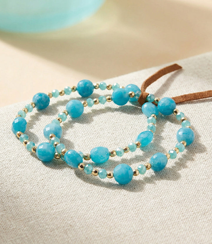 Beaded Bracelets, Set Of 2