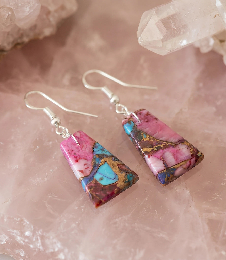 Dahlia Rose Turquoise Earrings – Karen Kane