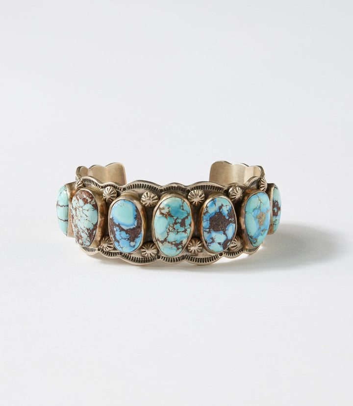 Golden Hill Turquoise Stone Cuff Bracelet