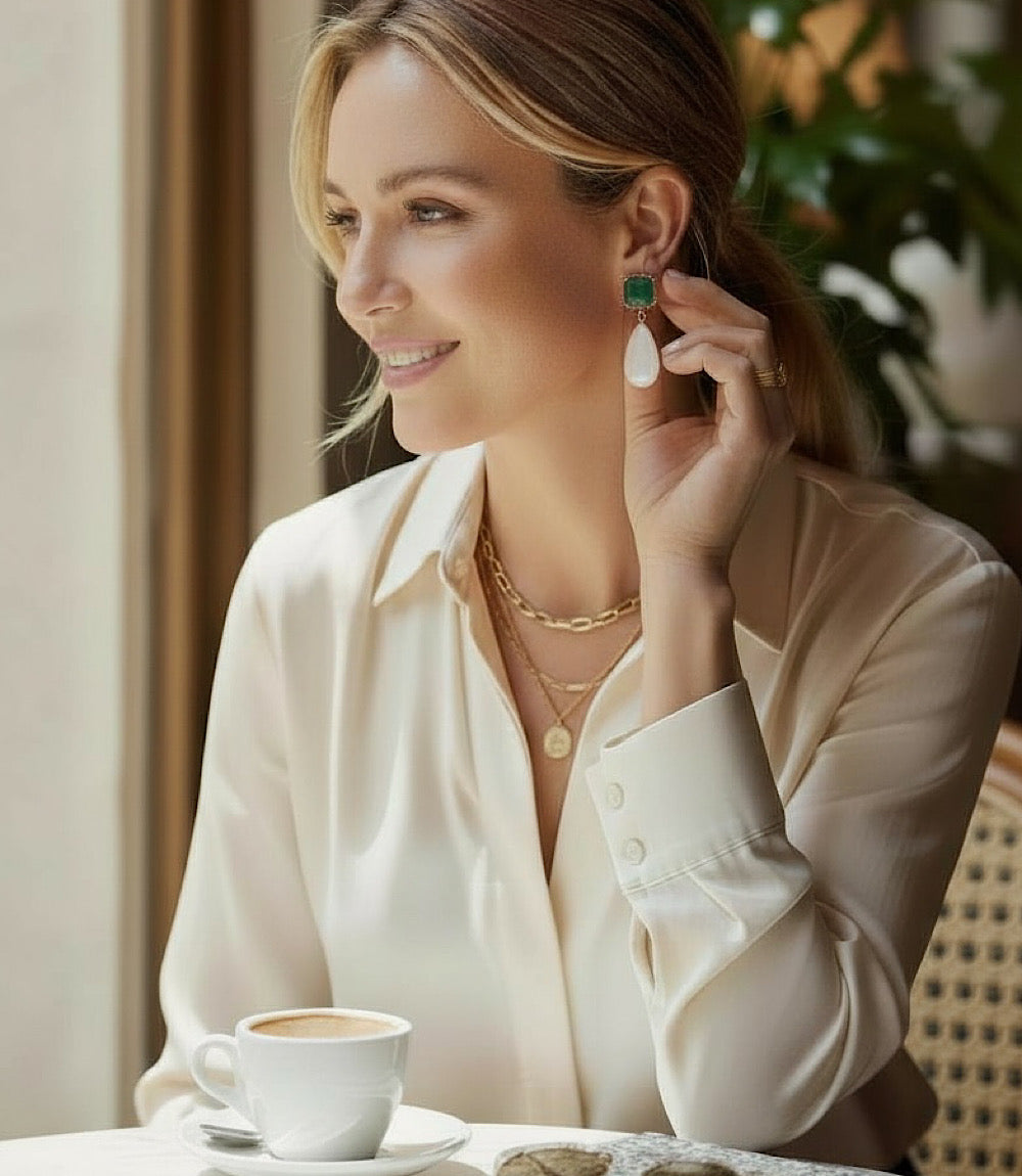 Teardrop Crystal Earrings