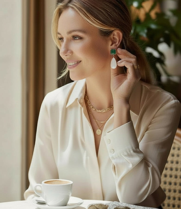 Teardrop Crystal Earrings