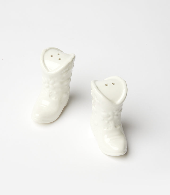 Western Boots Salt And Pepper Shaker Set