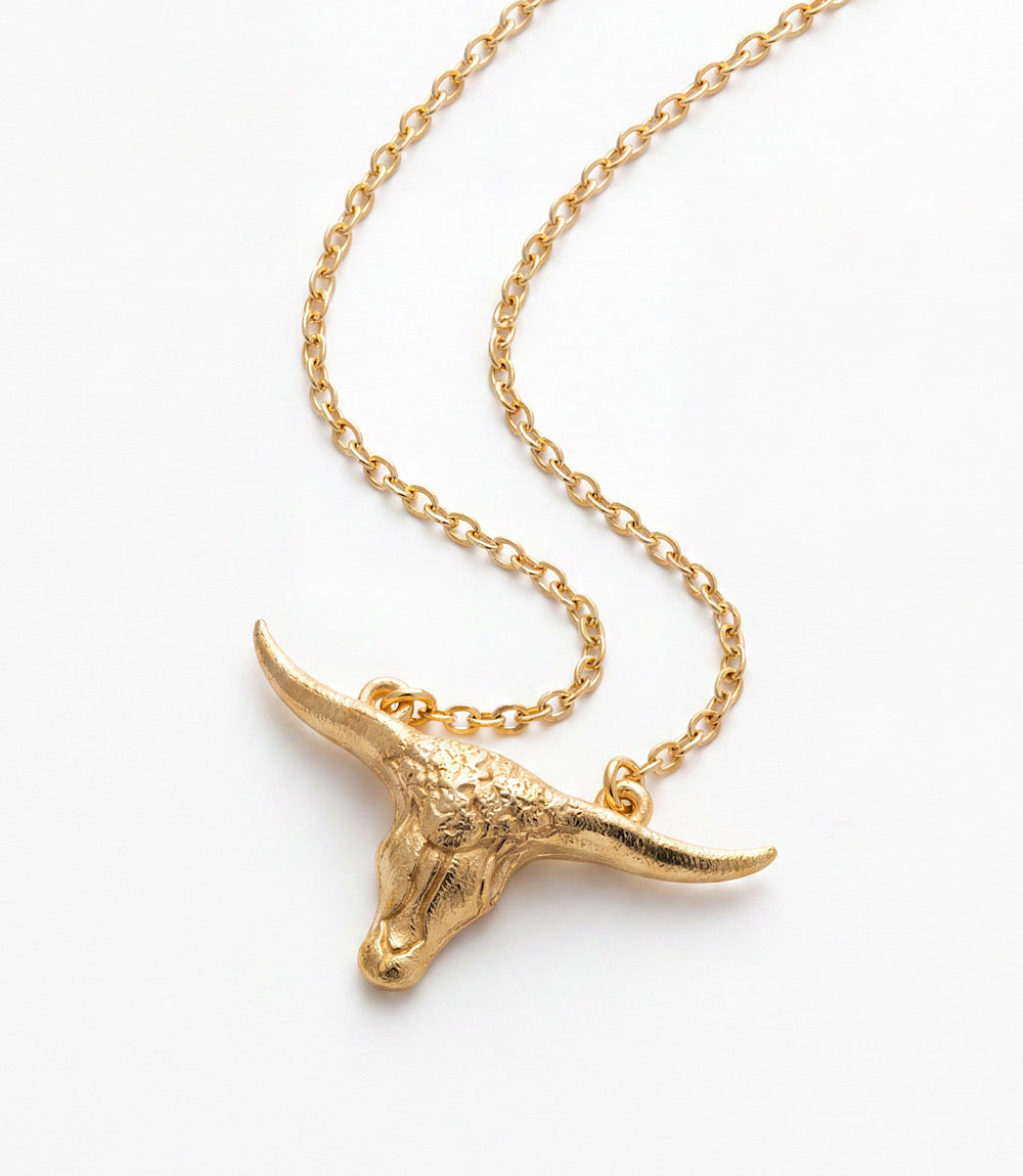 Longhorn Pendant Necklace