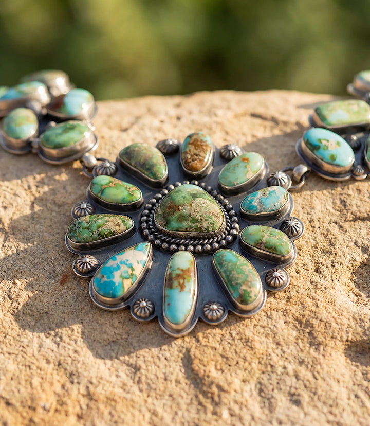 Carico Lake Turquoise Sterling Silver Necklace