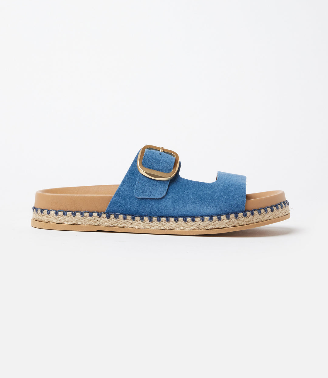 Getaway Buckle Slip On Sandals