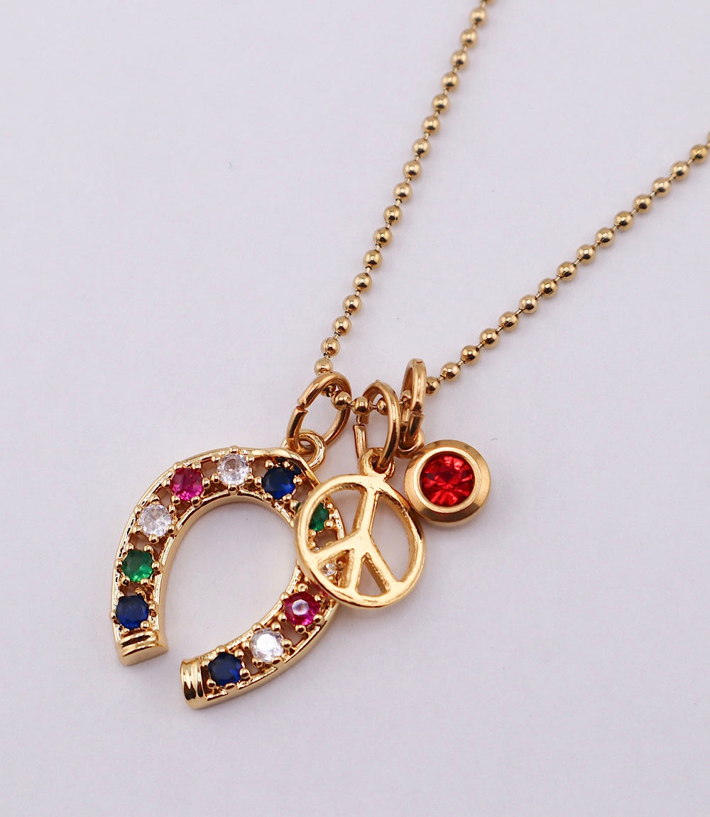 Charm Cluster Necklace