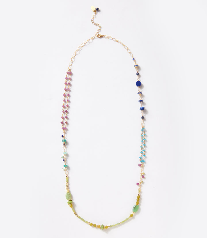 Aurora Multi Gemstone Necklace