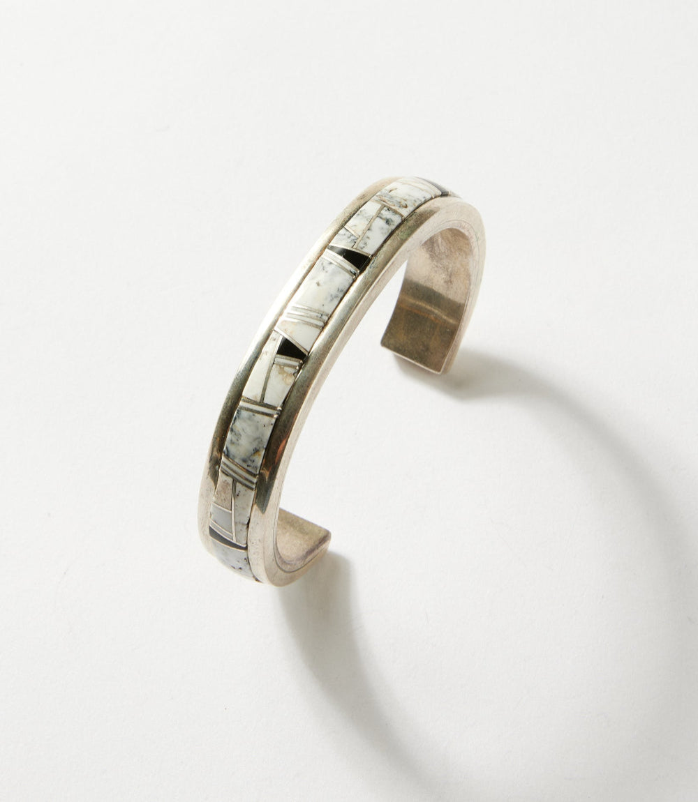 White Buffalo Inlay Bracelet