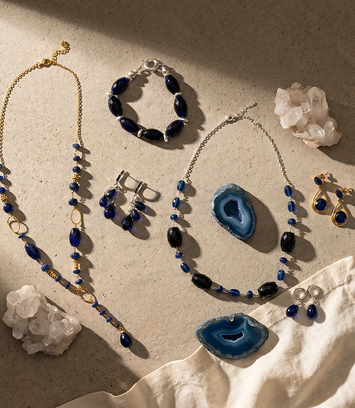 Sapphire Lariat Necklace