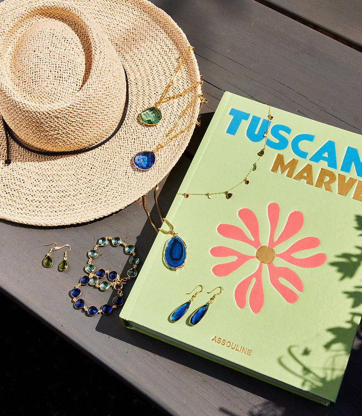 Blue Tanzanite Pendant Necklace