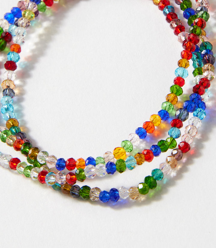 Crystal Beaded Stretch Bracelet