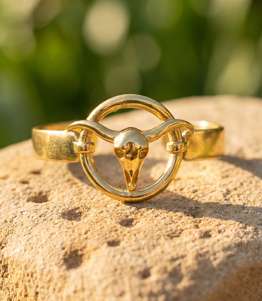 Longhorn Link Cuff Bracelet