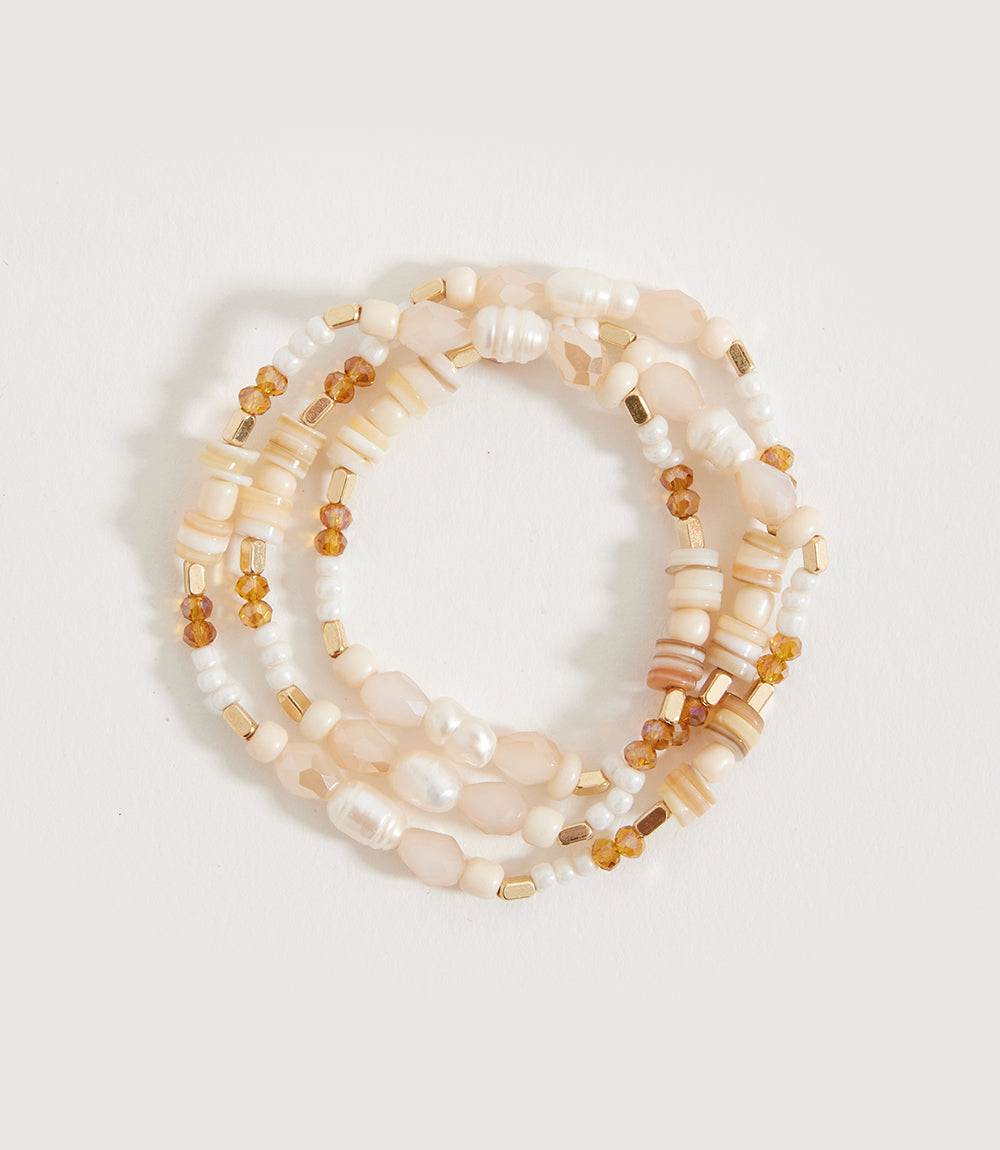 Pearl And Gemstone Bracelet
