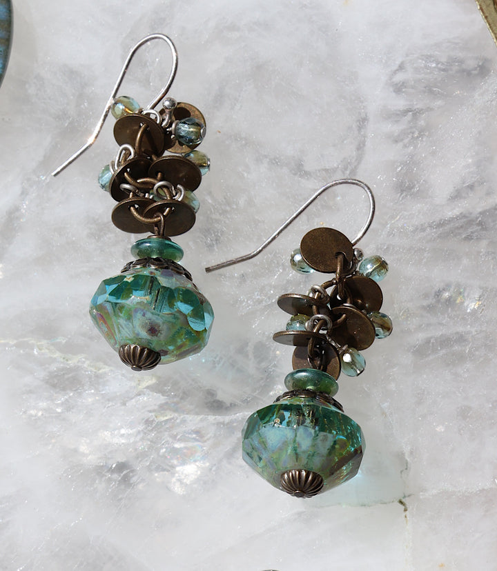 Venetian Dream Antique Medallion Earrings