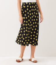 Bias Cut Midi Skirt