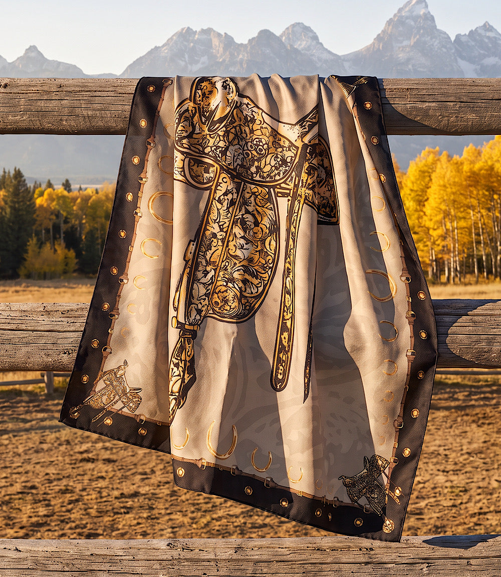 Saddle Up Silk Scarf