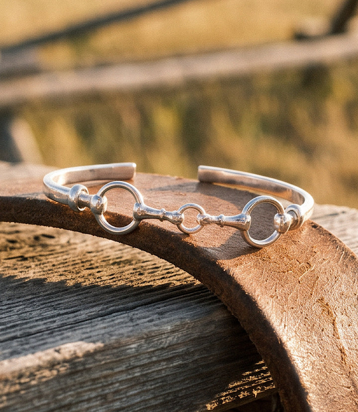 Horsebit Link Cuff Bracelet