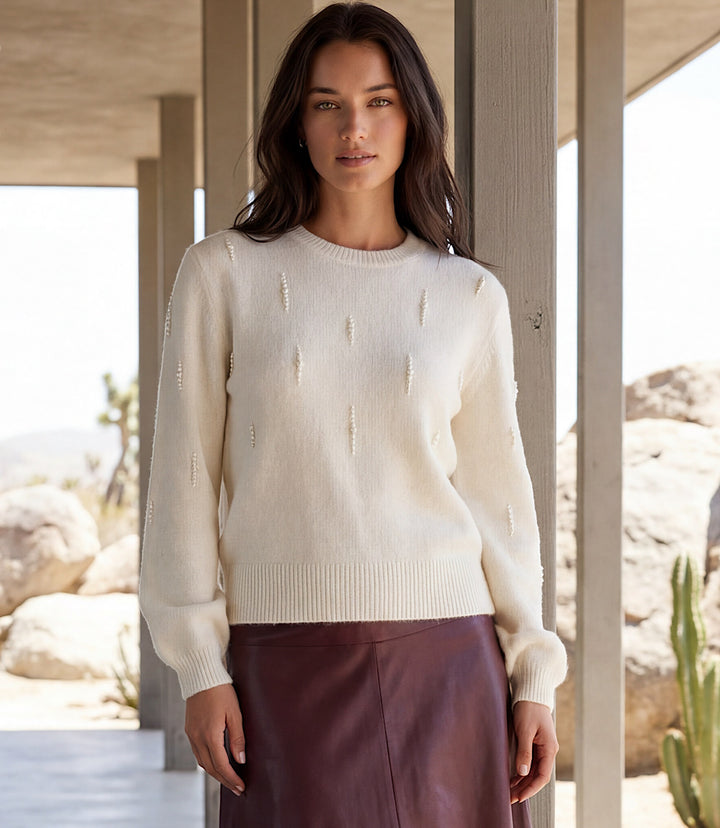 Pearl Embellished Sweater
