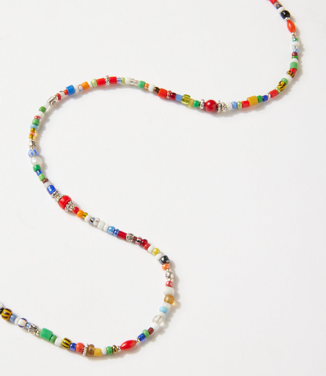 African Trade Beads Necklace